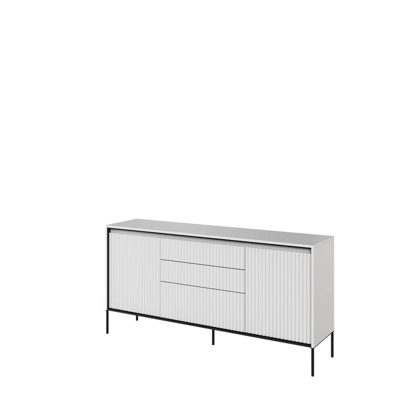 Trend TR-01 Sideboard Cabinet 166cm [White Matt] - White Background