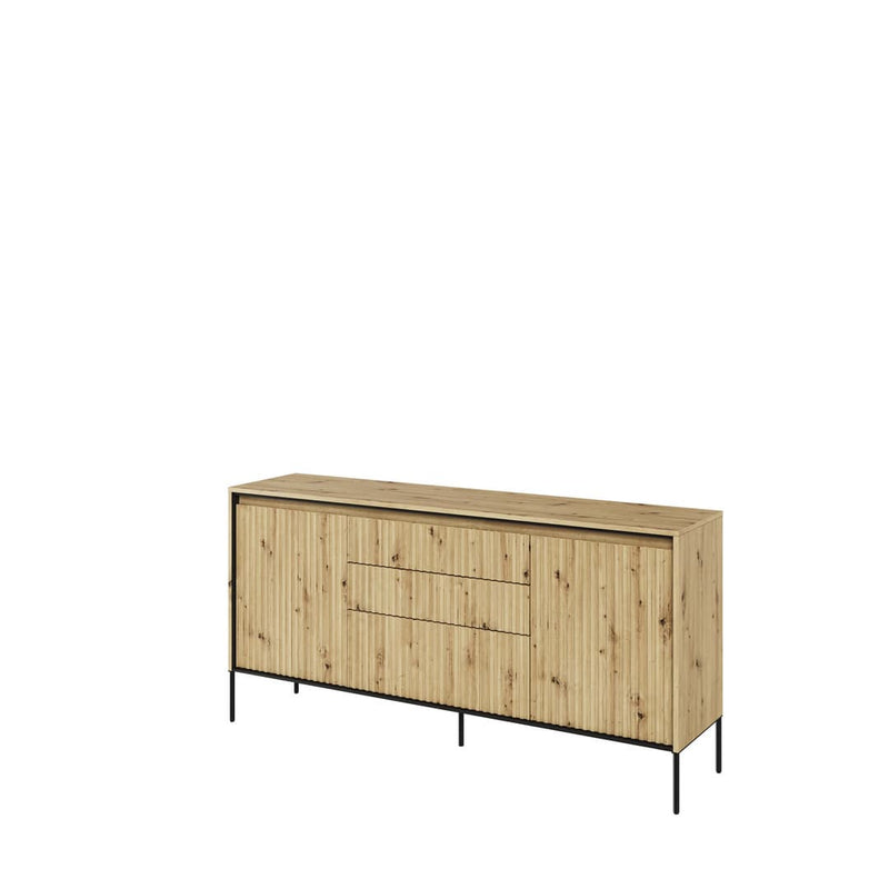 Trend TR-01 Sideboard Cabinet 166cm [Oak Artisan] - White Background