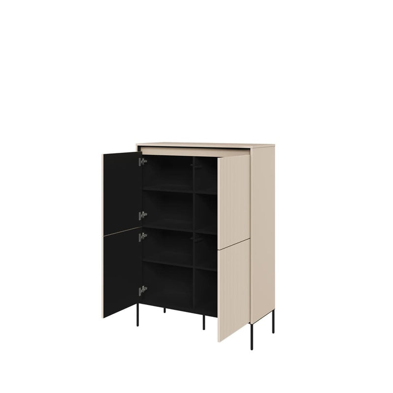 Trend TR-03 Highboard Cabinet 98cm [Beige] -  Interior Layout