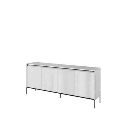 Trend TR-04 Sideboard Cabinet 193cm [White Matt] - White Background