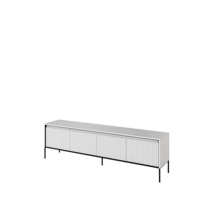 Trend TR-06 TV Cabinet 193cm [White Matt] - White Background