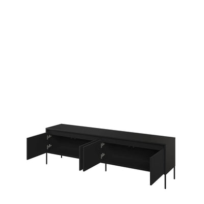 Trend TR-06 TV Cabinet 193cm [Black Matt] -  Interior Layout