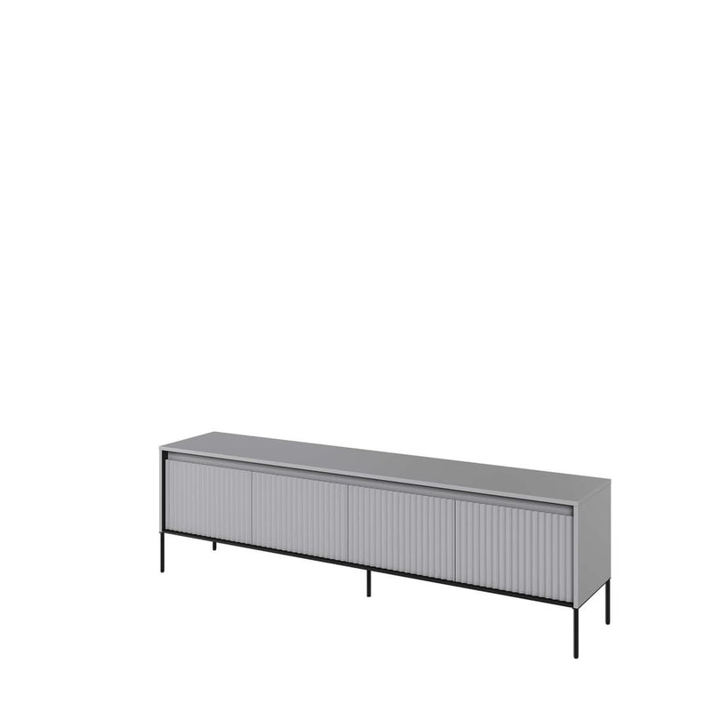 Trend TR-06 TV Cabinet 193cm [Grey Matt] - White Background