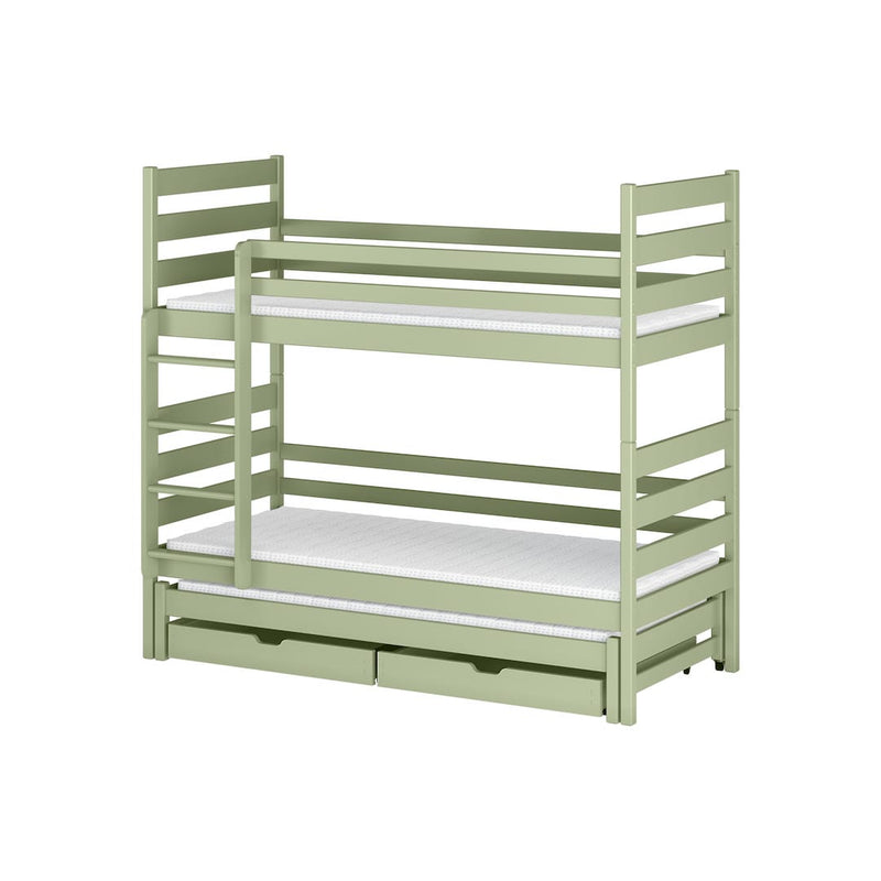Tomi Bunk Bed with Trundle and Storage