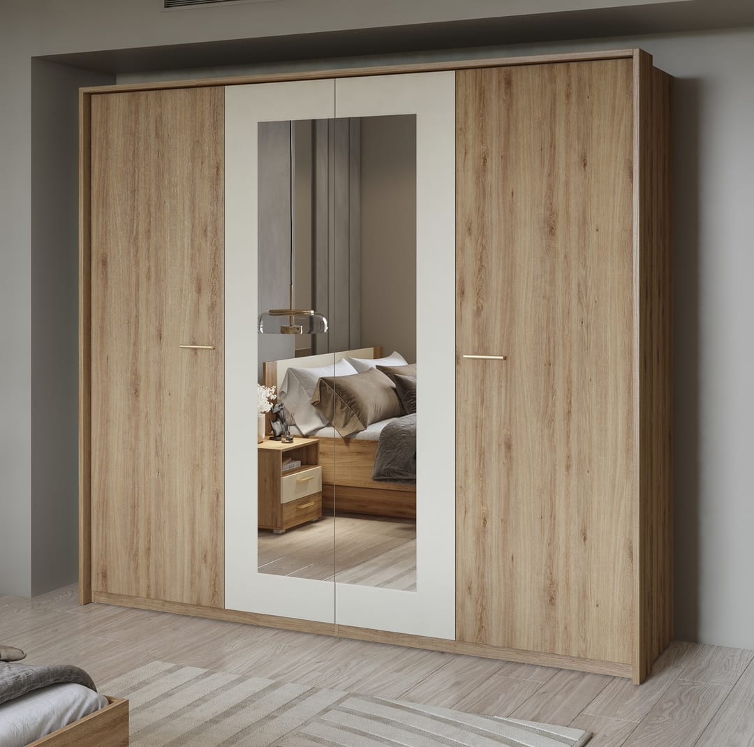 Vertina 20 Hinged Door Wardrobe 228cm – Arthauss Furniture