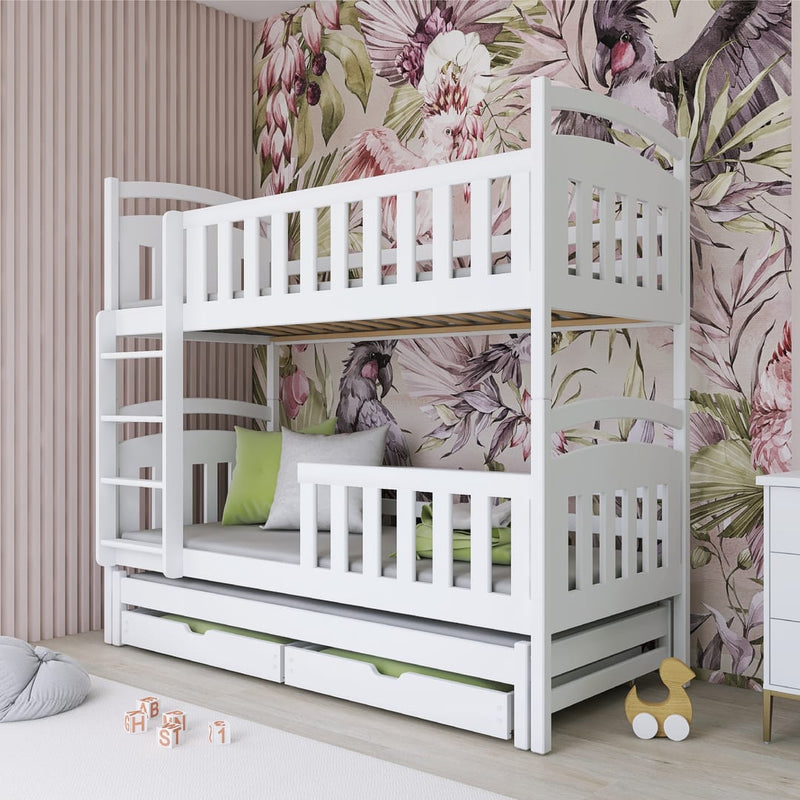 Viki Bunk Bed with Trundle and Storage