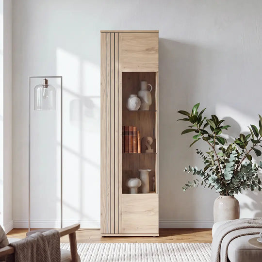 Verniq Tall Display Cabinet 55cm