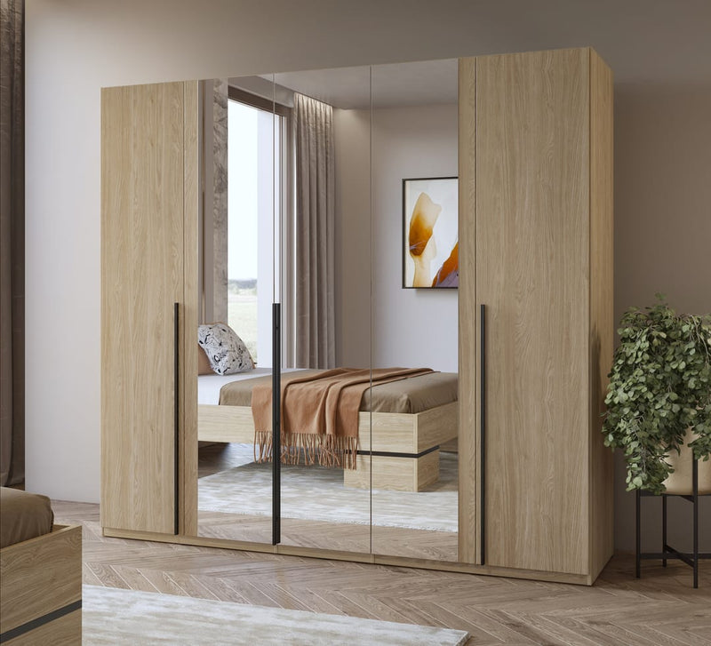 Violla Hinged Door Wardrobe 225cm