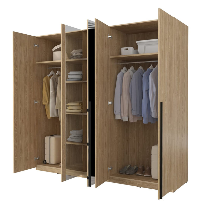 Violla Hinged Door Wardrobe 225cm