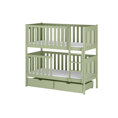 Wooden Bunk Bed David with Storage