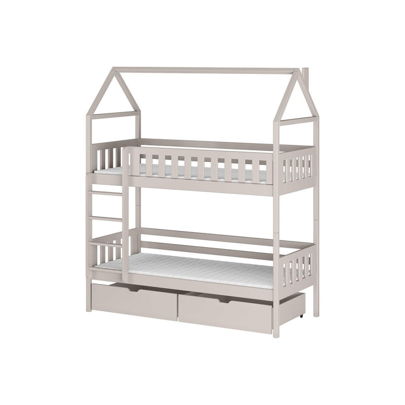 Wooden Bunk Bed Gaja With Storage