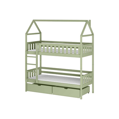 Wooden Bunk Bed Gaja With Storage
