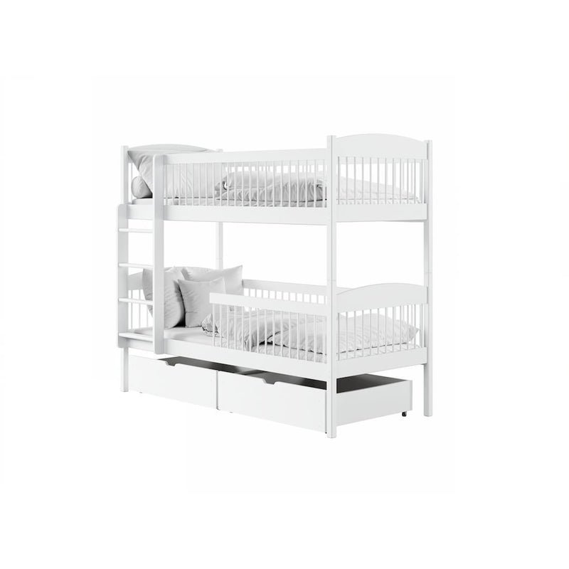 Wooden Bunk Bed Luna With Storage