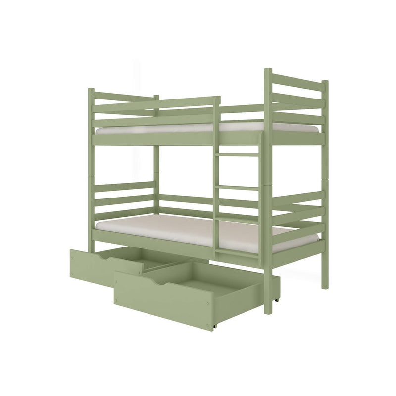 Wooden Bunk Bed Nemo with Storage