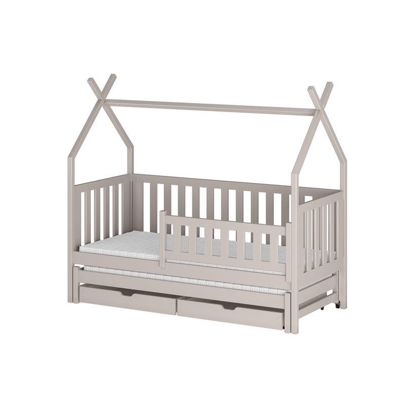Wooden Single Bed Tytus With Trundle