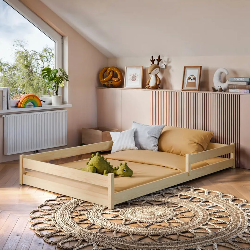Wooden Bed Zofia [EU Small Double]