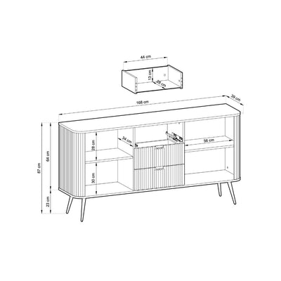 Zova Sideboard Cabinet 168cm