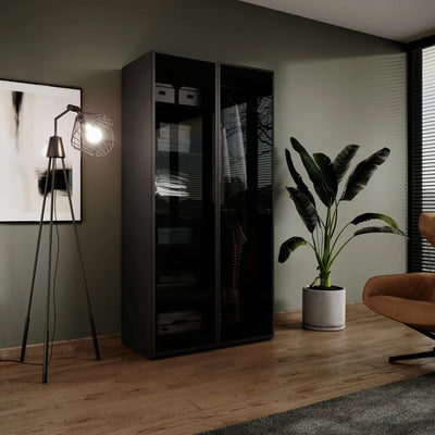 Lund Hinged Door Wardrobe 101cm [Anitsol]