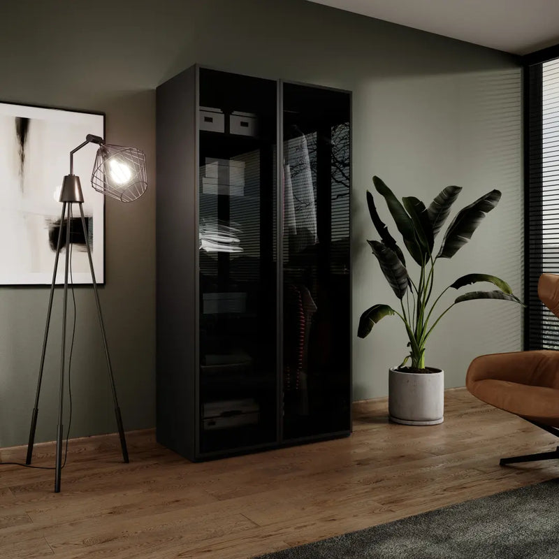 Lund Hinged Door Wardrobe 101cm [Anitsol]
