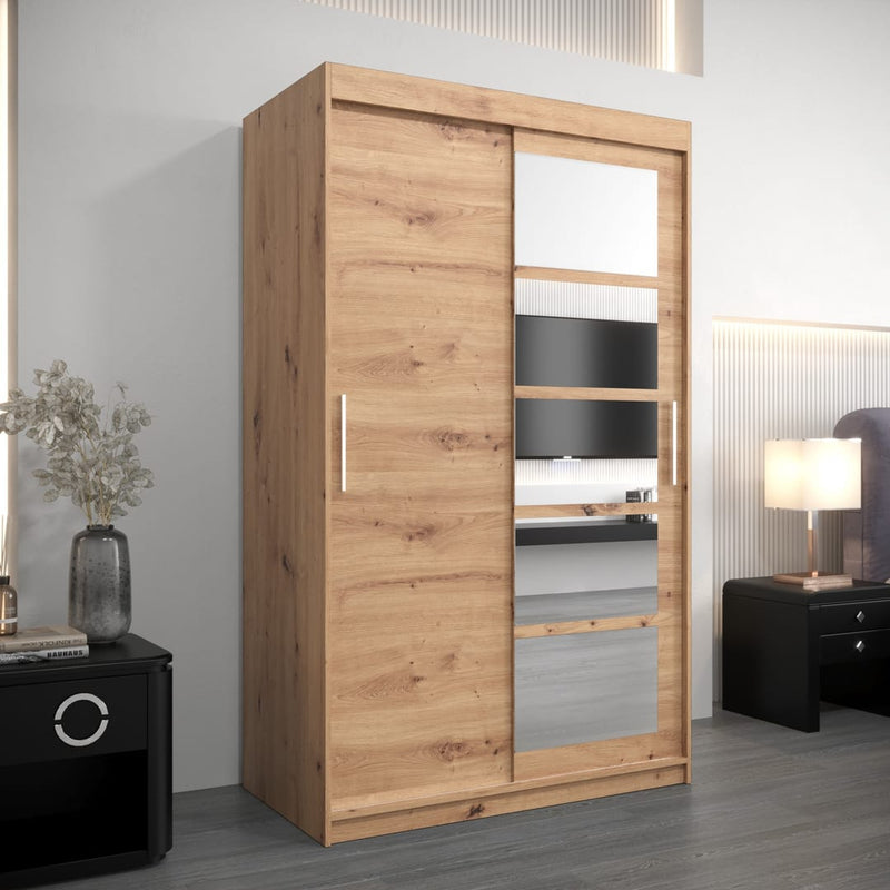 Roma I Sliding Door Wardrobe 120cm