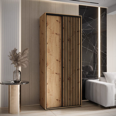 Sapporo I Sliding Door Wardrobe 120cm