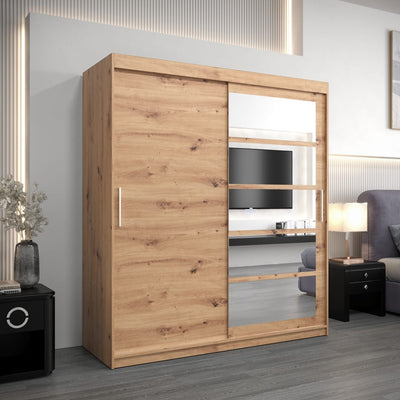 Roma I Sliding Door Wardrobe 180cm
