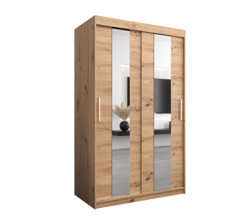 Pole Sliding Door Wardrobe 120cm