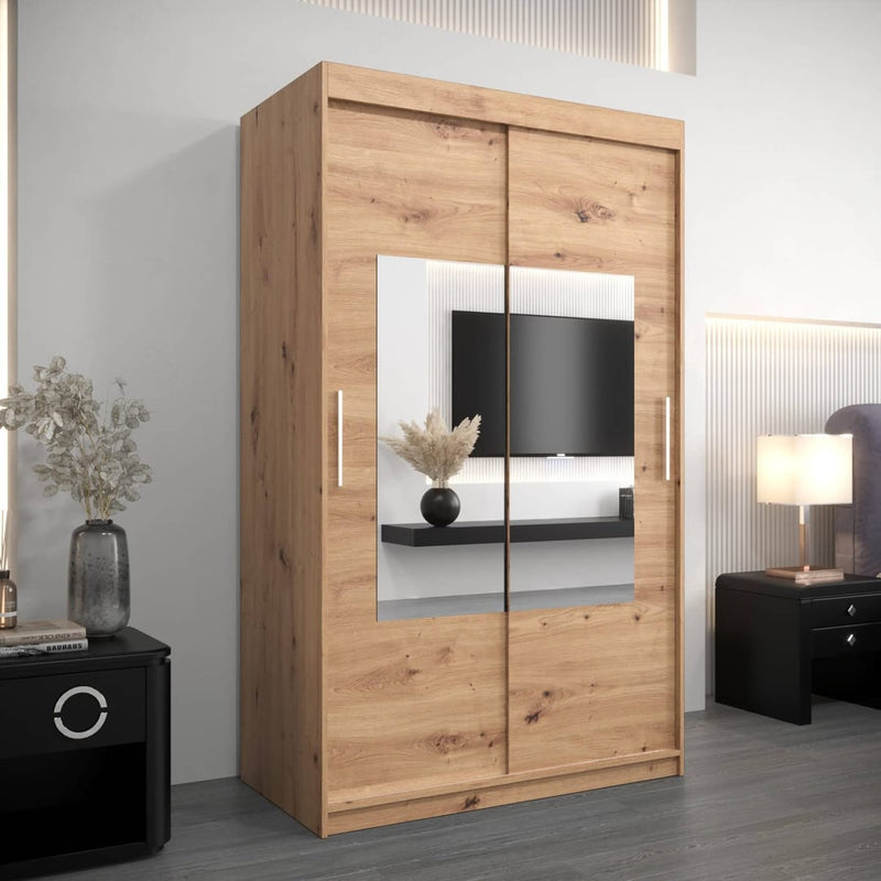 Torino Sliding Door Wardrobe 120cm