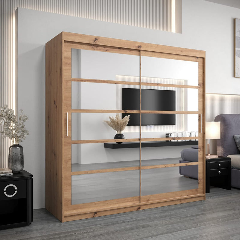 Roma II Sliding Door Wardrobe 200cm