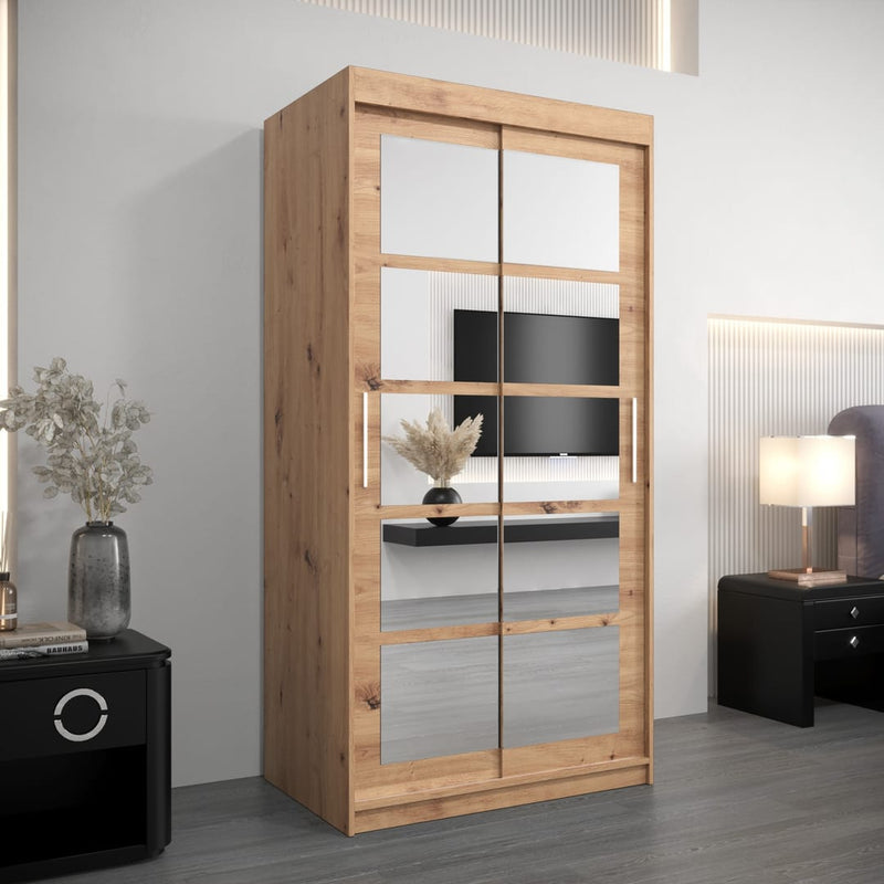 Roma II Sliding Door Wardrobe 100cm