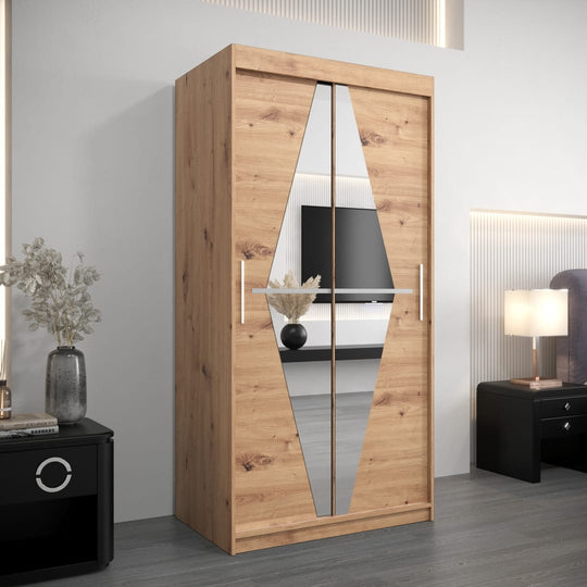Boliwia Sliding Door Wardrobe 100cm