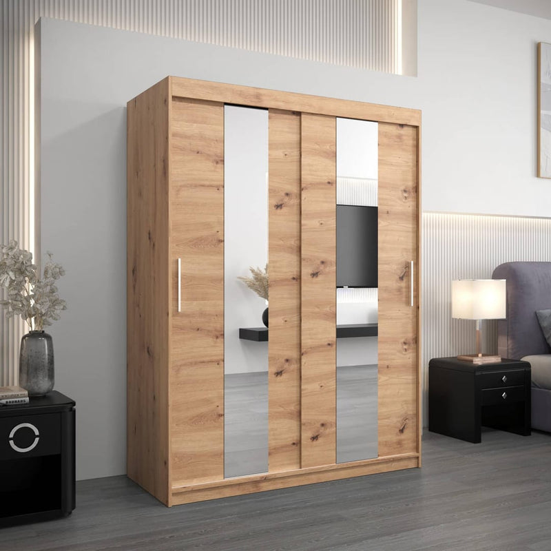 Pole Sliding Door Wardrobe 150cm