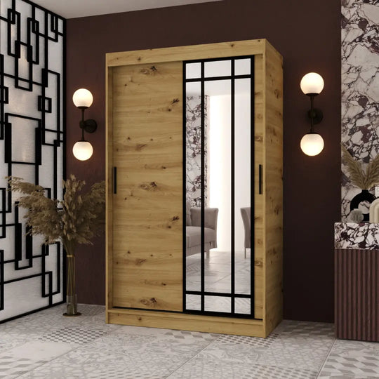 Almeria Sliding Door Wardrobe 120cm