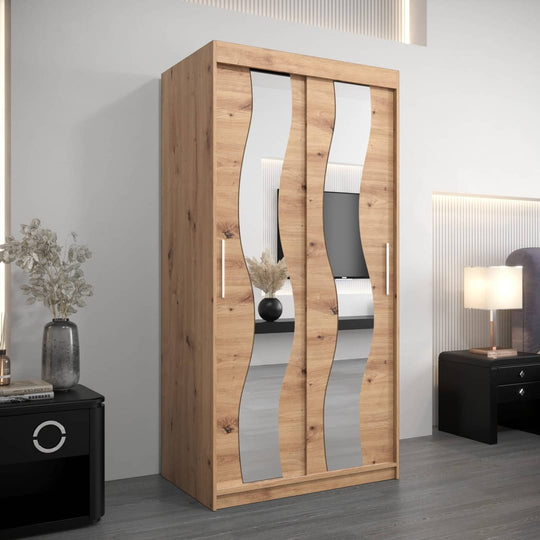 Seville Sliding Door Wardrobe 100cm