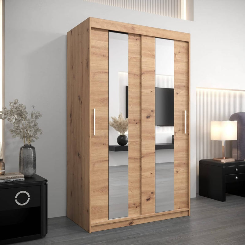 Pole Sliding Door Wardrobe 120cm