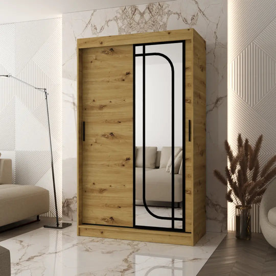 Alabama Sliding Door Wardrobe 120cm