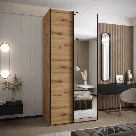 Trosa III Sliding Door Wardrobe 100cm