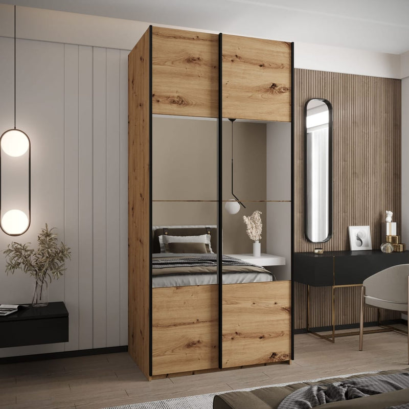 Trosa IV Sliding Door Wardrobe 110cm