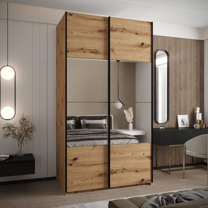 Trosa IV Sliding Door Wardrobe 130cm