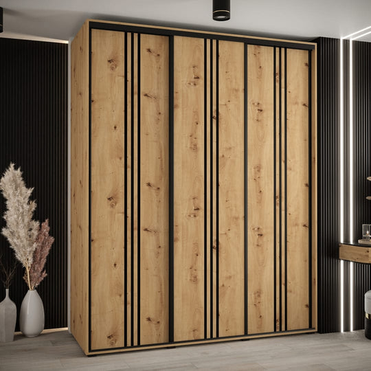 Cannes VI Sliding Door Wardrobe 200cm