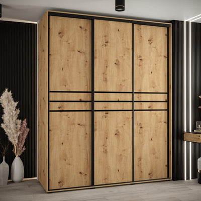 Cannes X Sliding Door Wardrobe 200cm