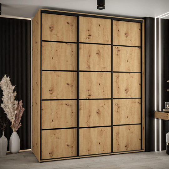Cannes IV Sliding Door Wardrobe 200cm