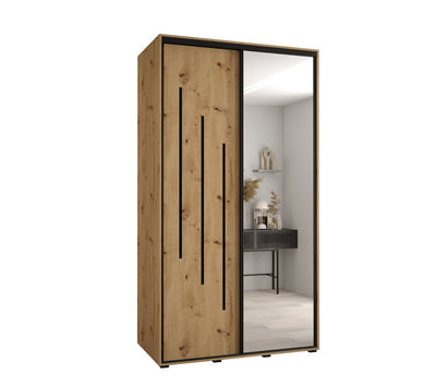 Cannes IX Sliding Door Wardrobe 130cm