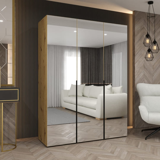 Alicante III Hinged Door Wardrobe 150cm