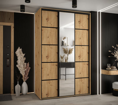 Cannes V Sliding Door Wardrobe 160cm