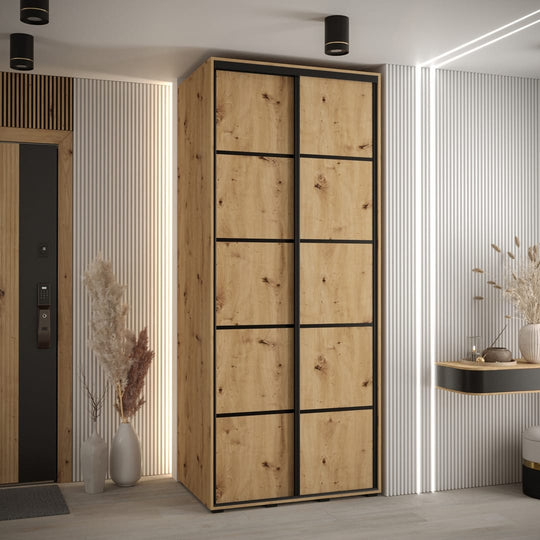 Cannes IV Sliding Door Wardrobe 110cm