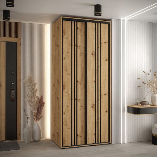 Cannes VI Sliding Door Wardrobe 110cm