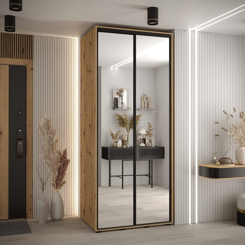 Cannes II Sliding Door Wardrobe 120cm