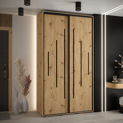 Cannes XII Sliding Door Wardrobe 130cm