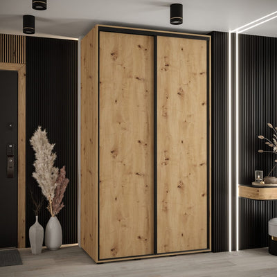 Cannes I Sliding Door Wardrobe 130cm